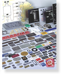 Etched Nameplates, Embossed Nameplates, Cast Nameplates, Machine Fascias, Moulded Plates